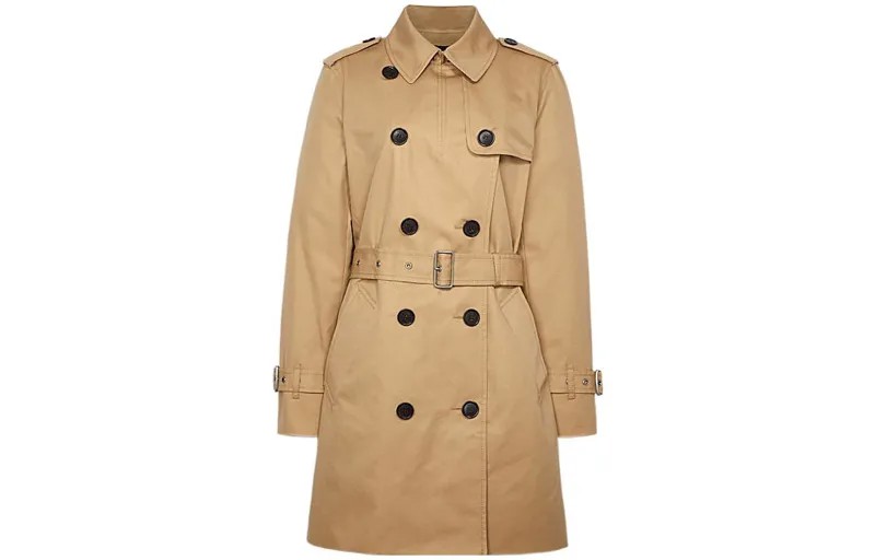 Женский тренч COACH, цвет Khaki