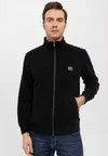 Пуловер на молнии ALVARO 2 POCKET FULL ZIP Antioch, черный