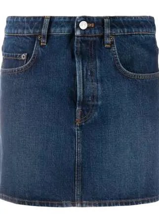 Balenciaga джинсовая юбка прямого кроя