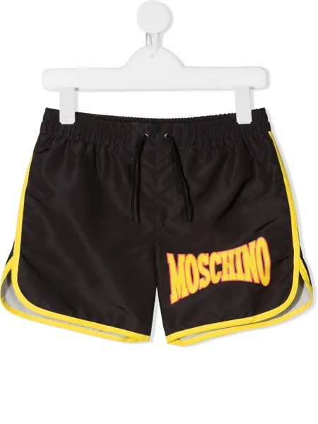 Moschino Kids плавки-шорты с логотипом