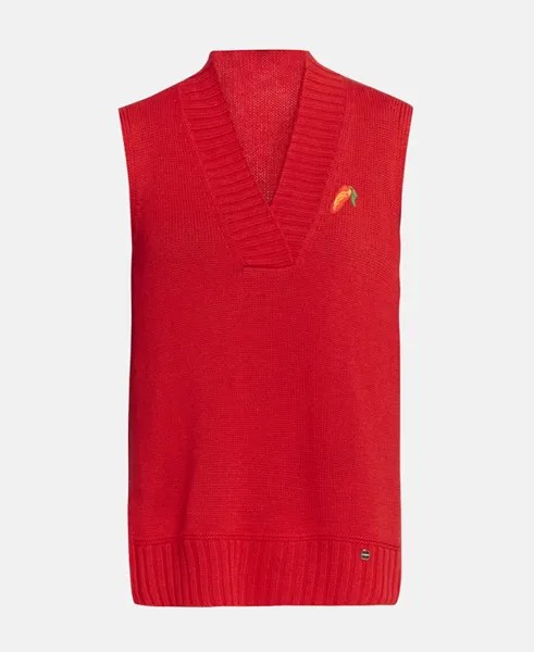 Пуловер без рукавов Marc Cain, красный