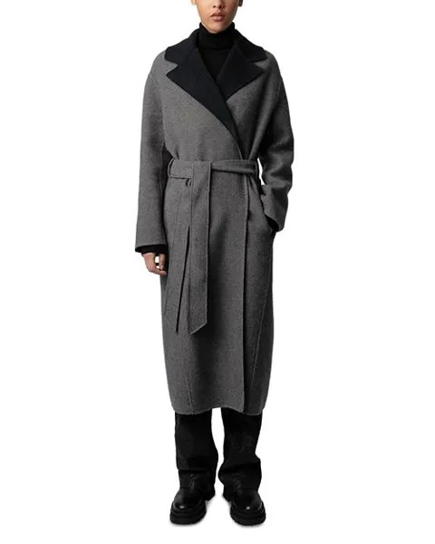 Шерстяное пальто Meli Zadig & Voltaire, цвет Black