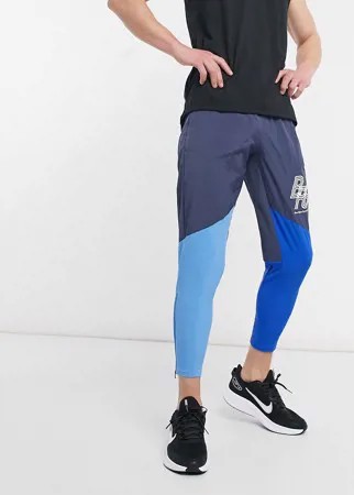 Синие джоггеры в стиле колор блок Nike Training BRS Phantom Elite-Голубой