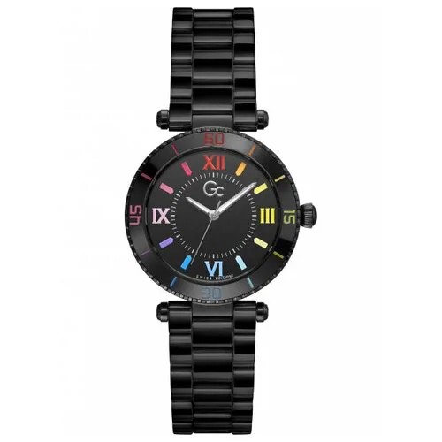 Наручные часы Gc женские Sport Наручные часы GC Z05010L2MF кварцевые, водонепроницаемые, черный