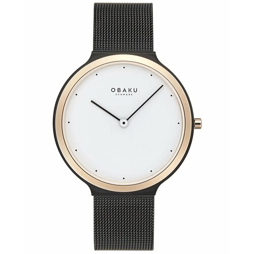 Наручные часы OBAKU, черный, белый