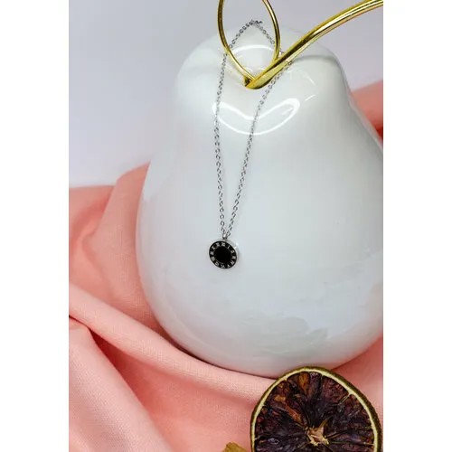 Комплект бижутерии XUPING JEWELRY: цепь, подвеска, кварц, размер колье/цепочки 36 см, черный