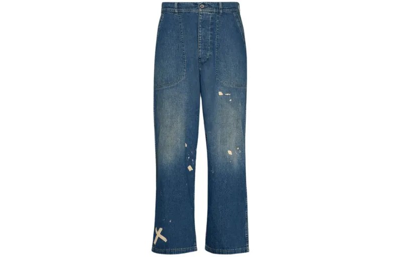 Джинсы мужские синие Maison Margiela, синий