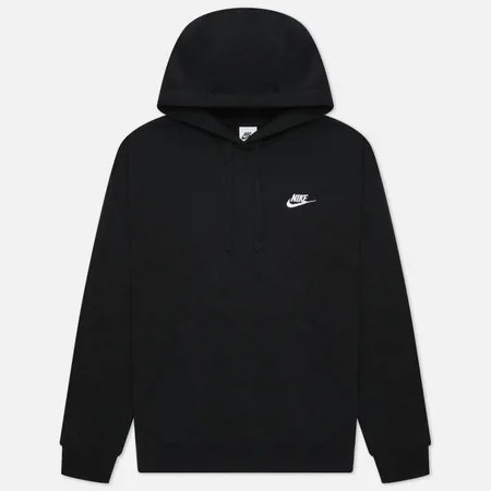 Мужская толстовка Nike Sportswear Club Fleece Hoodie, цвет чёрный, размер XXL