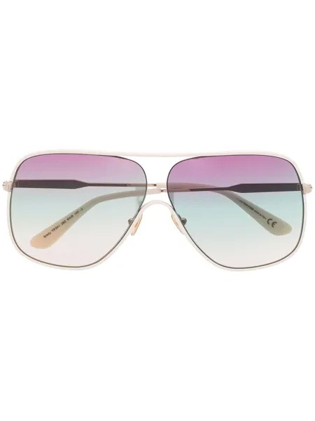 TOM FORD Eyewear солнцезащитные очки-авиаторы с градиентными линзами