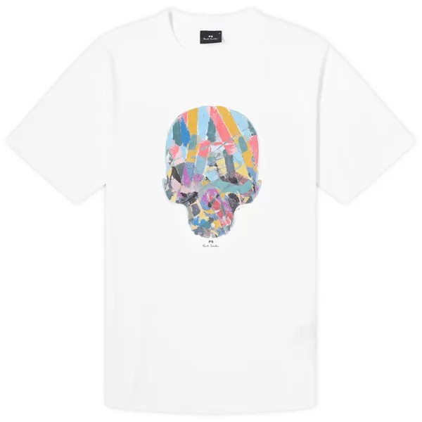 Футболка Paul Smith Multi Colour Skull T-Shirt, белый
