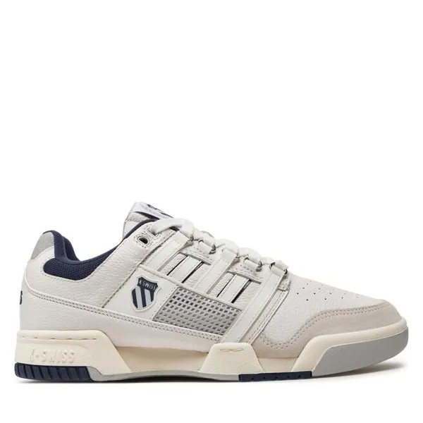 Кроссовки K-Swiss Gstaad Gold 08526-123-M Brilliant White/Peacoat/Gray Violet 123, белый