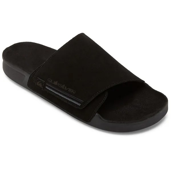 Шлепанцы Quiksilver Rivi Suede, черный