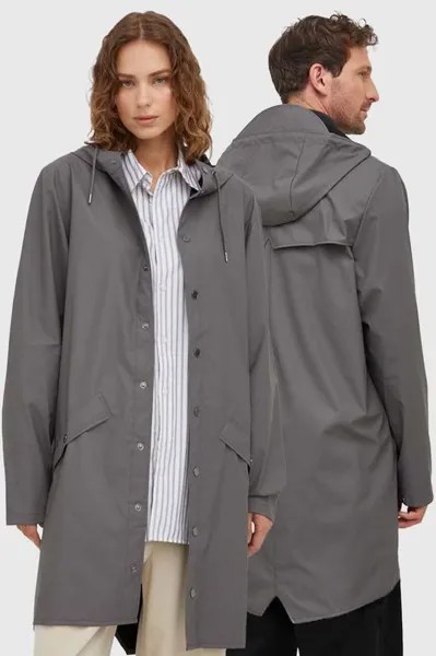 Дождевик 12020 Куртки Rains, серый