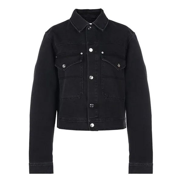 Куртка Men's KENZO Cotton Denim Long Sleeves Jacket Black, черный