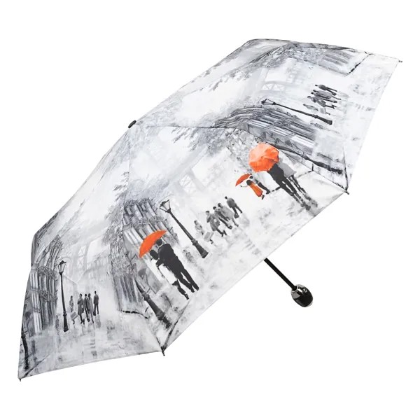 Зонт складной женский автоматический EMME M513-OC City Life, серый