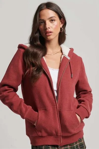 Худи Borg на молнии Superdry
