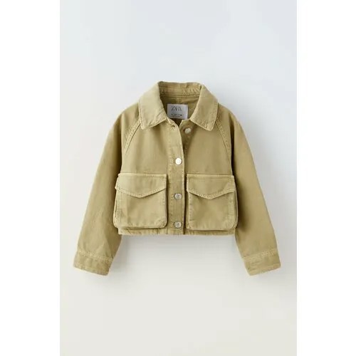 Куртка Zara, размер 11-12 лет (152 cm), хаки