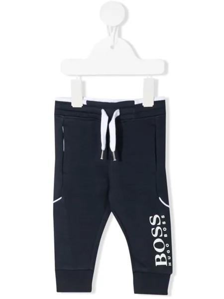 BOSS Kidswear спортивные брюки с логотипом