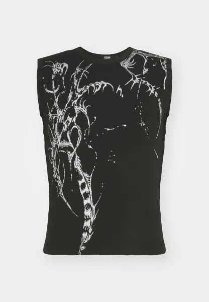 Топ Lazy Willy Tank Unisex Jaded London, черный