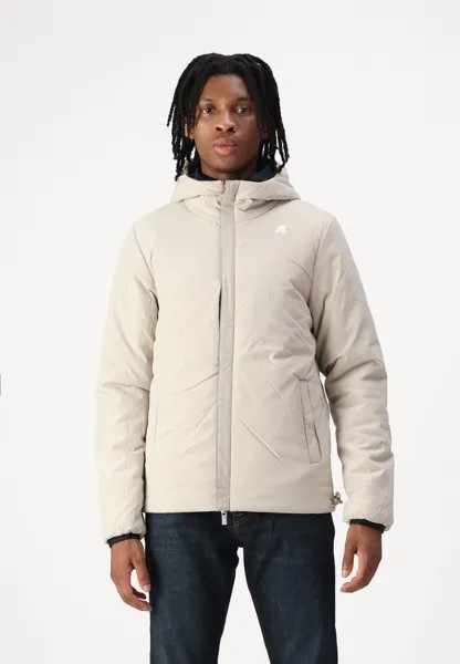Легкая куртка REVERSIBLE JACK UNISEX K-Way, цвет Blue Depth/Beige Grey