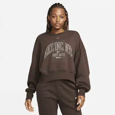 Толстовка Nike Sportswear Phoenix Fleece, цвет Baroque Brown