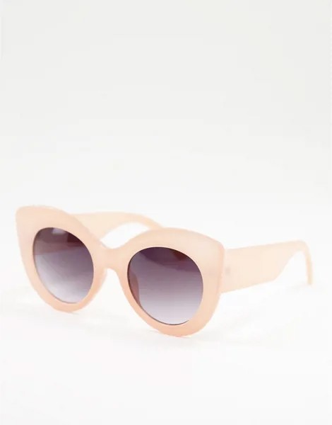 Розовые солнцезащитные очки в массивной оправе AJ Morgan-Розовый цвет