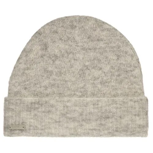 Шапка SEEBERGER арт. 18454-0 TURN-UP BEANIE (серый), размер UNI