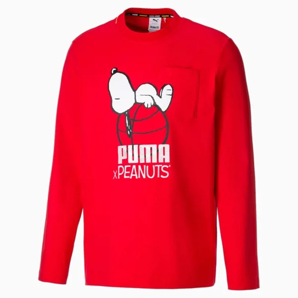 Толстовка PUMA x PEANUTS Long Sleeve Men's Tee