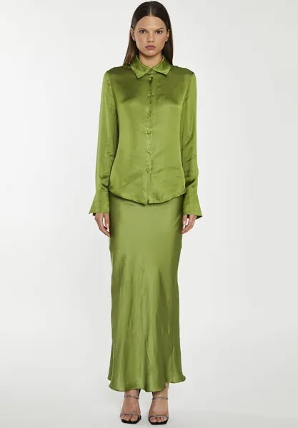 Блуза-рубашка OATMEAL SHARKSKIN CHARTREUSE CLASSIC Glamorous, цвет dark apple green