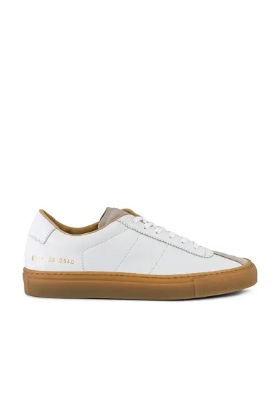 Кроссовки Common Projects Court Classic, цвет White & Taupe