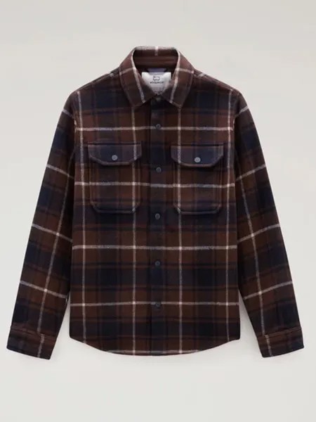Переходная куртка Woolrich, цвет dunkelblau/braun
