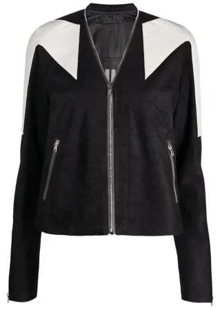Rick Owens куртка с контрастными вставками