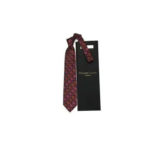 Галстук с ярким орнаментом Christian Lacroix 837469