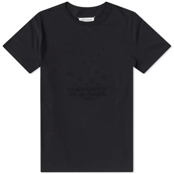 Футболка Maison Margiela Embroidered Numbers Logo Tee