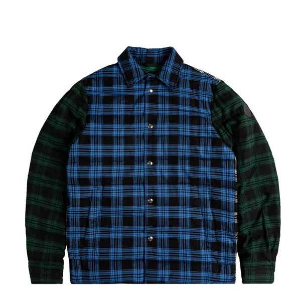 Рубашка Check Overshirt Woolrich, синий