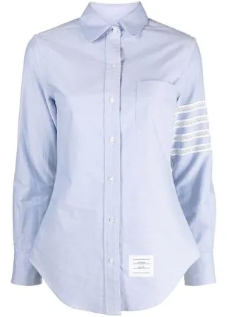 Thom Browne рубашка с полосками 4-Bar