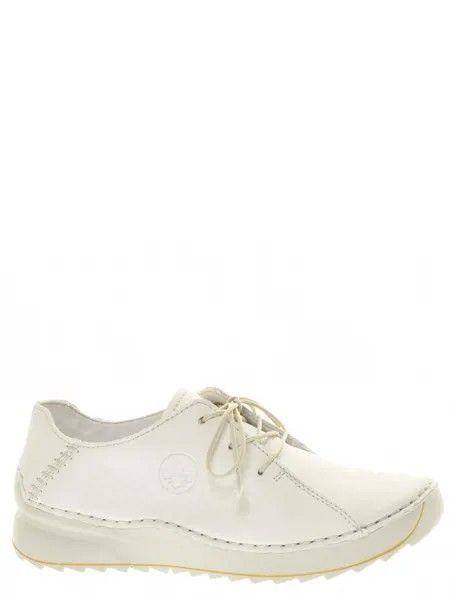 Туфли Rieker женские демисезонные, размер 36, цвет белый, артикул 51515-80
