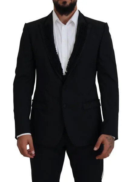 Блейзер Dolce - Gabbana Черный MARTINI Узкий пиджак IT50 / US40 / L Рекомендуемая розничная цена 2800 долларов США