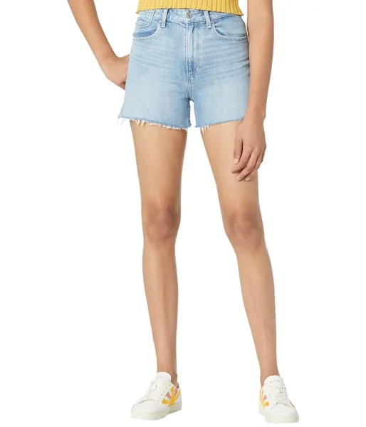 Шорты Paige, Dani Shorts w/ Raw Hem Offset Coin Pocket in Montage Distressed/Petite Knoll Hem