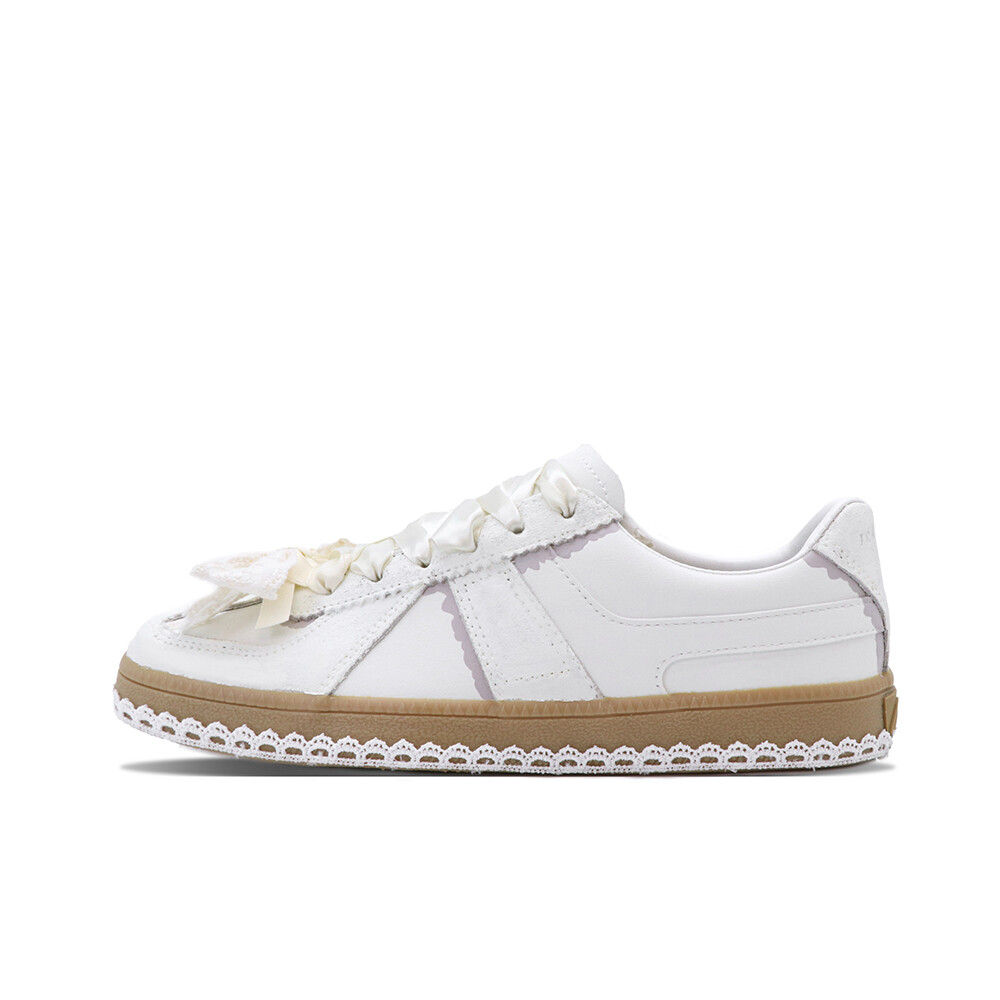 Кроссовки LINING Yunchuan Skateboarding Shoes Women's Low-top White, белый