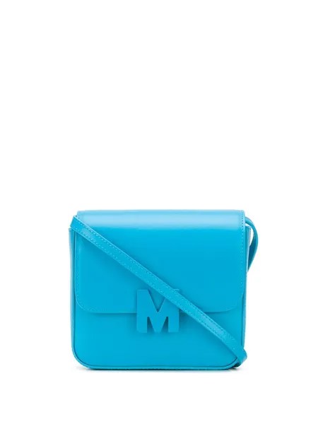 MSGM сумка через плечо с нашивкой-логотипом