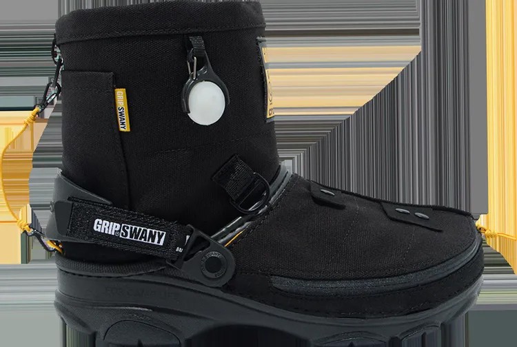 Кроссовки GRIP SWANY x atmos x All-Terrain Clog Black, черный