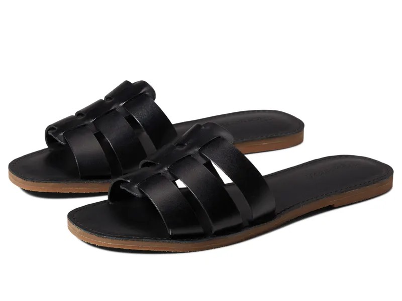 Сандалии Madewell, The Boardwalk Fisherman Slide Sandal in Leather