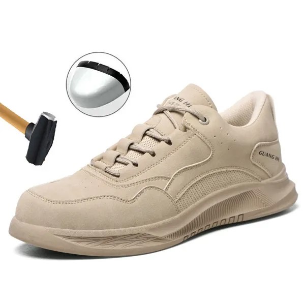 Неразрушаемые рабочие ботинки, дышащая защитная обувь для мужчин и женщин, защитные ботинки со стальным носком, спортивная обувь с защитой ...