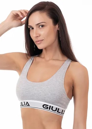 Топ женский Giulia COTTON BRA 01 var B серый S