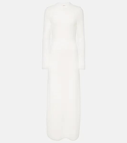 Платье макси Lara из букле с вырезами Proenza Schouler, белый
