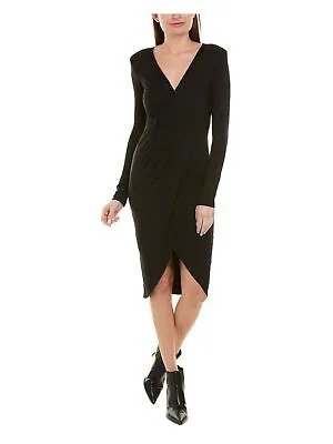 BAILEY44 Женское черное платье-футляр с длинными рукавами и длинными рукавами до колена с подкладкой L