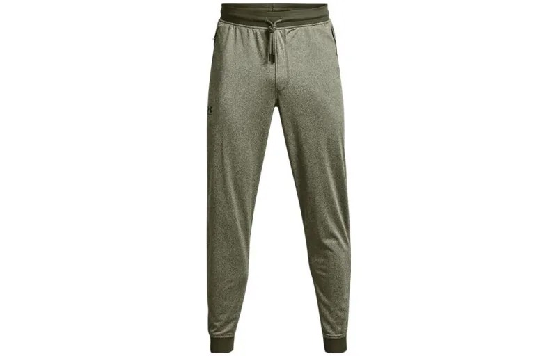 Трикотажные спортивные штаны мужские зеленые Under Armour, зеленый