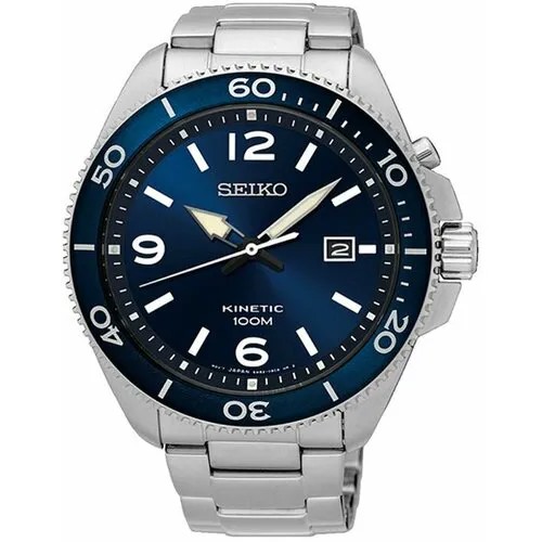 Наручные часы SEIKO SKA745P1, синий, серебряный
