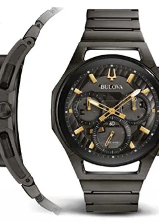 Японские наручные  мужские часы Bulova 98A206. Коллекция CURV
